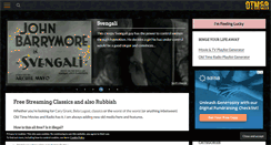 Desktop Screenshot of oldtimemoviesandradio.net